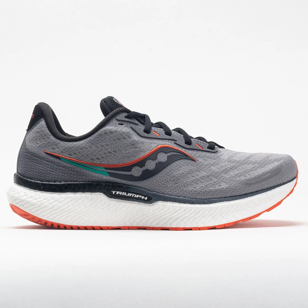 Saucony Triumph 19 Men's Alloy/Fire 1 Saucony Triumph 19 Men's Alloy/Fire