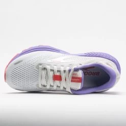 Brooks Adrenaline GTS 22 Women's White/Coral/Purple 8 Brooks Adrenaline GTS 22 Women's White/Coral/Purple -Fashion Shoes Specialty Store 047303 2