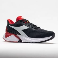 Diadora Mythos Blushield Vigore Men's Black/White/Red Italy -Fashion Shoes Specialty Store 047847 5