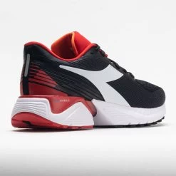 Diadora Mythos Blushield Vigore Men's Black/White/Red Italy -Fashion Shoes Specialty Store 047847 6