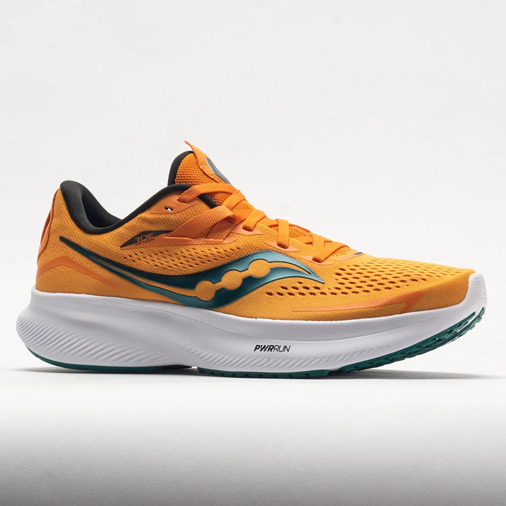 Saucony Ride 15 Men's Gold/Palm 5 Saucony Ride 15 Men's Gold/Palm - Image 5
