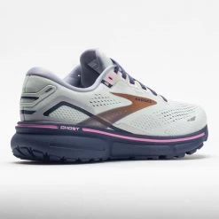 Brooks Ghost 15 Women's Spa Blue/Neo Pink/Copper -Fashion Shoes Specialty Store 049003 6