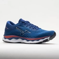 Mizuno Wave Sky 6 Men's Turkish Sea/White -Fashion Shoes Specialty Store 049118 5
