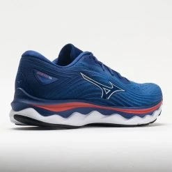 Mizuno Wave Sky 6 Men's Turkish Sea/White -Fashion Shoes Specialty Store 049118 6