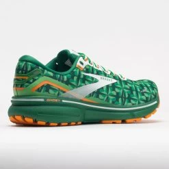 Brooks Ghost 15 Women's Run Lucky Green/White/Orange -Fashion Shoes Specialty Store 049534 6