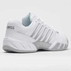 K-Swiss Bigshot Light 4 Women's White/High-Rise/Silver -Fashion Shoes Specialty Store 116141 6