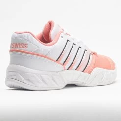K-Swiss Bigshot Light 4 Women's Peach Amber/White/Asphalt -Fashion Shoes Specialty Store 116675 6