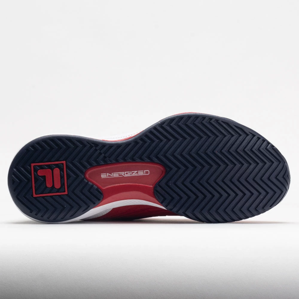 Fila Speedserve Energized Men's White/Fila Red/Fila Navy 4 Fila Speedserve Energized Men's White/Fila Red/Fila Navy - Image 4