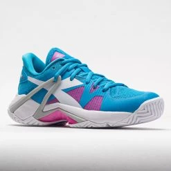 Diadora B.Icon AG Women's Aquarius/White/Rhodamine Red -Fashion Shoes Specialty Store 116834 5