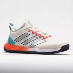 Adidas Adizero Ubersonic 4 Clay Men's Chalk White/Metallic/Blue -Fashion Shoes Specialty Store 117051 5