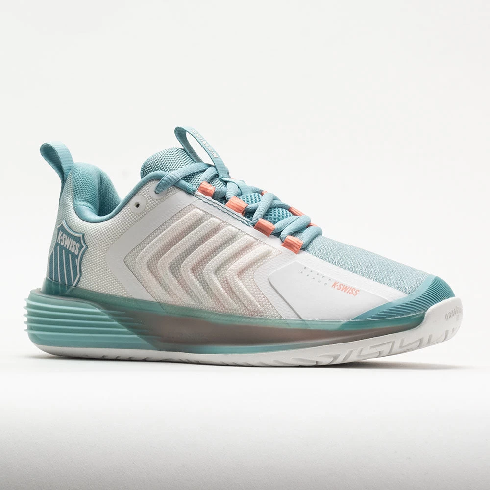 K-Swiss Ultrashot 3 Women's Blanc De Blanc/Mile Blue/Desert Flower 5 K-Swiss Ultrashot 3 Women's Blanc De Blanc/Mile Blue/Desert Flower - Image 5
