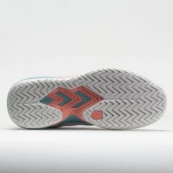 K-Swiss Ultrashot Team Women's Blanc De Blanc/Nile Blue/Desert Flower -Fashion Shoes Specialty Store 117136 4