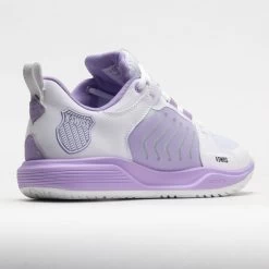 K-Swiss Ultrashot Team Women's White/Purple Rose/Moonless Night -Fashion Shoes Specialty Store 117137 6