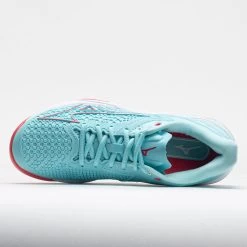 Mizuno Wave Exceed Tour 5 AC Women's Tanager Turpuoise/Paradise Pink -Fashion Shoes Specialty Store 117140 2