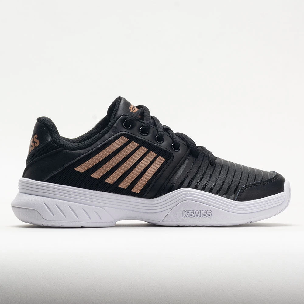 K-Swiss Court Express Women's Black/White/Rose Gold 1 K-Swiss Court Express Women's Black/White/Rose Gold
