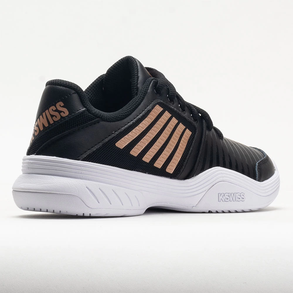 K-Swiss Court Express Women's Black/White/Rose Gold 6 K-Swiss Court Express Women's Black/White/Rose Gold - Image 6