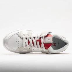 On Running On The Roger Clubhouse Men's White/Red -Fashion Shoes Specialty Store 117181 2
