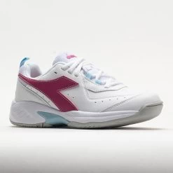 Diadora Challenge 5 SL Junior White/Pinklady -Fashion Shoes Specialty Store 121358 5