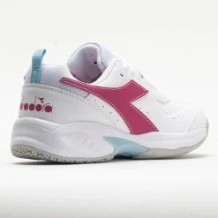 Diadora Challenge 5 SL Junior White/Pinklady -Fashion Shoes Specialty Store 121358 6