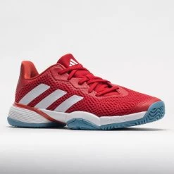 Adidas Barricade Junior Better Scarlet/White/Preloved Red -Fashion Shoes Specialty Store 121361 5