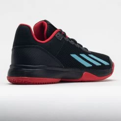 Adidas CourtFlash Junior Black/Preloved Blue/Better Scarlet -Fashion Shoes Specialty Store 121368 6