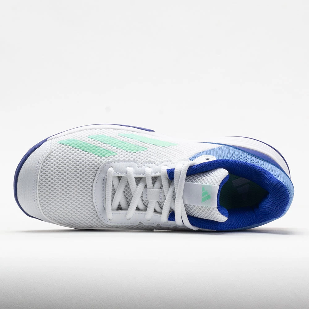 Adidas CourtFlash Junior White/Pulse Mint/Lucid Blue 3 Adidas CourtFlash Junior White/Pulse Mint/Lucid Blue - Image 3