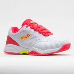 Fila Axilus Energized 2 Junior White/Diva Pink/Safety Yellow -Fashion Shoes Specialty Store 121422 5