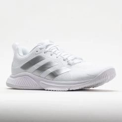 Adidas Court Team Bounce 2.0 Women's White/Silver Metallic/Grey 10 Adidas Court Team Bounce 2.0 Women's White/Silver Metallic/Grey -Fashion Shoes Specialty Store 210818 5