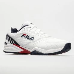 Fila Volley Zone Men's White/Navy/Red -Fashion Shoes Specialty Store 360234 5