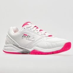 Fila Volley Zone Women's White/Pink/White -Fashion Shoes Specialty Store 360236 5