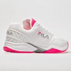 Fila Volley Zone Women's White/Pink/White -Fashion Shoes Specialty Store 360236 6