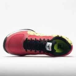 Fila Volley Zone Men's Fila Red/Black/Safety Yellow -Fashion Shoes Specialty Store 370034 2