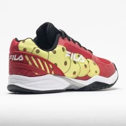 Fila Volley Zone Men's Fila Red/Black/Safety Yellow -Fashion Shoes Specialty Store 370034 6