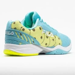 Fila Volley Zone Women's Bluefish/White/Safety Yellow -Fashion Shoes Specialty Store 370036 6
