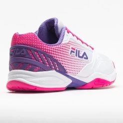 Fila Volley Zone Women's White/Pink Glo/Purple -Fashion Shoes Specialty Store 370037 6