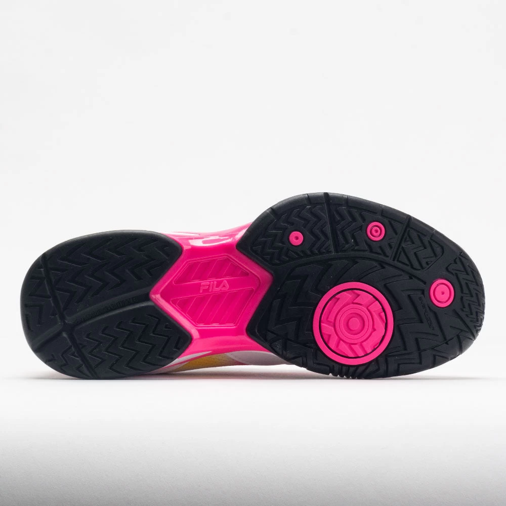 Fila Volley Zone Women's Tie-Dye Print White/Pink/Black 4 Fila Volley Zone Women's Tie-Dye Print White/Pink/Black - Image 4