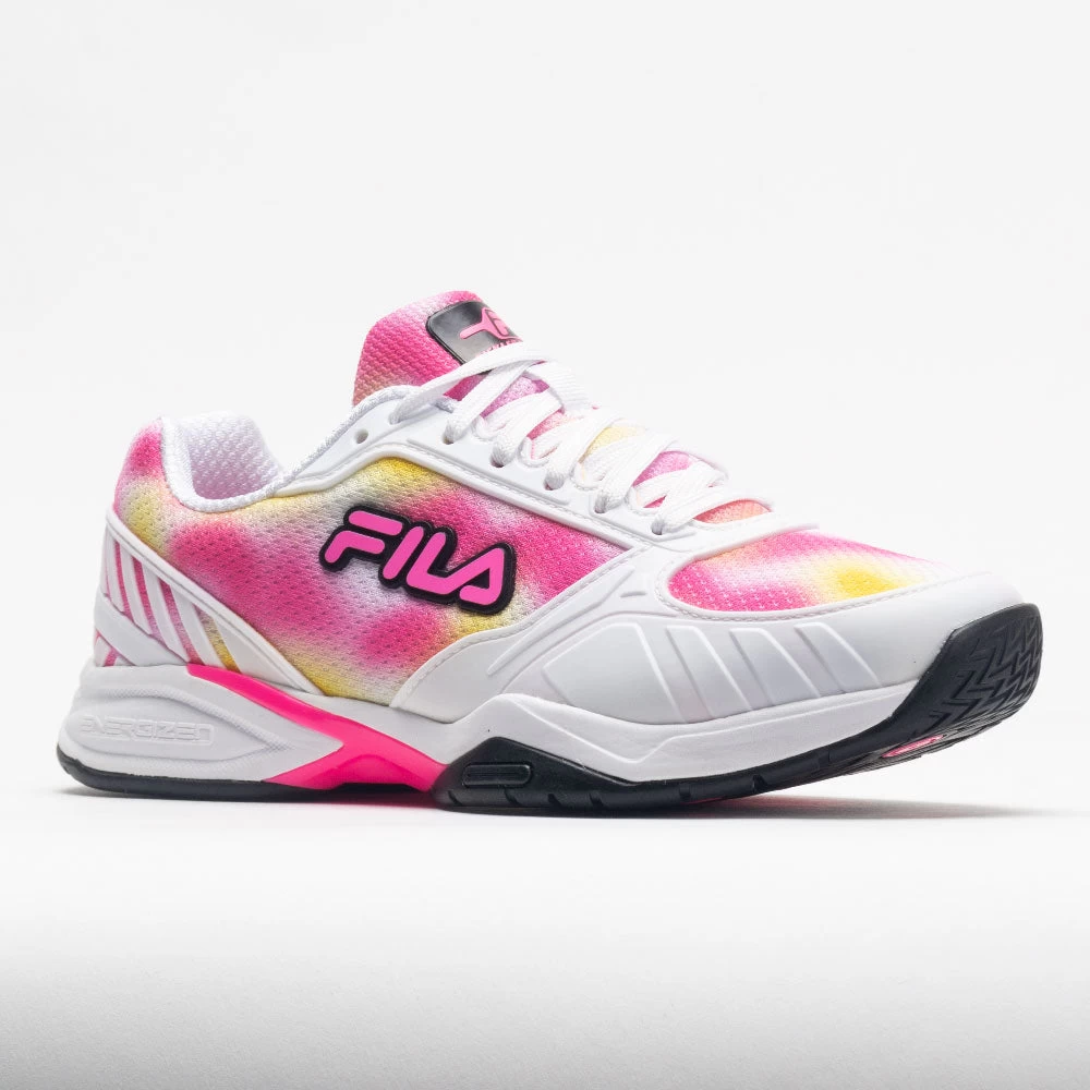 Fila Volley Zone Women's Tie-Dye Print White/Pink/Black 5 Fila Volley Zone Women's Tie-Dye Print White/Pink/Black - Image 5