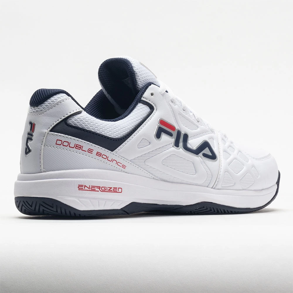 Fila Double Bounce 3 Men's White/Fila Navy/Fila Red 6 Fila Double Bounce 3 Men's White/Fila Navy/Fila Red - Image 6