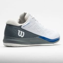 Wilson Rush Pro Ace Pickler Men's White/Stormy Weather/Classic Blue -Fashion Shoes Specialty Store 370046 6