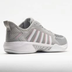 K-Swiss Pickleball Supreme Women's Vapor Blue/White/Coral Blush -Fashion Shoes Specialty Store 370050 6