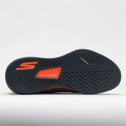 Skechers Viper Court Pro Men's Grey/Orange -Fashion Shoes Specialty Store 370104 4