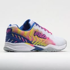 Fila Volley Zone PBF Women's White/Knockout Pink/Mazarine Blue -Fashion Shoes Specialty Store 370107 6