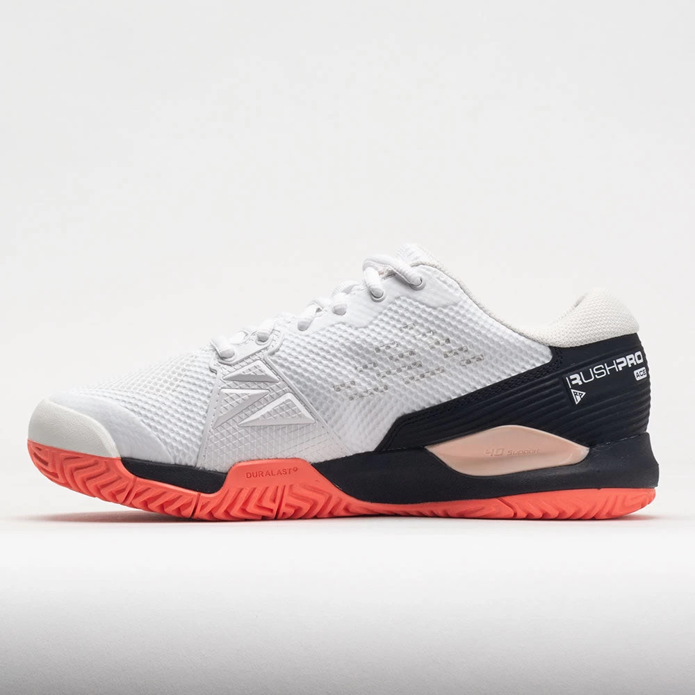 Wilson Rush Pro Ace Pickler Women's White/Black/Living Coral 2 Wilson Rush Pro Ace Pickler Women's White/Black/Living Coral - Image 2