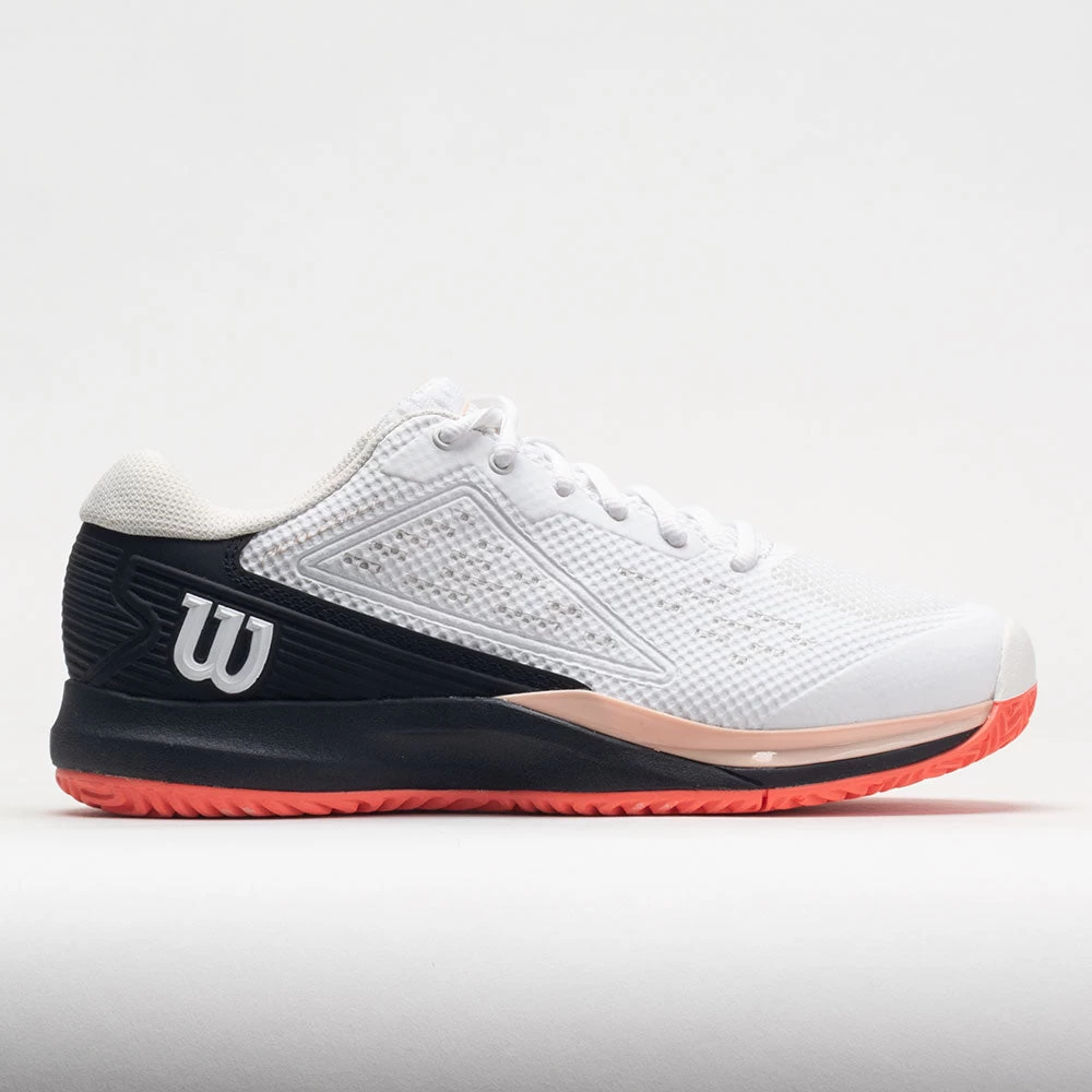 Wilson Rush Pro Ace Pickler Women's White/Black/Living Coral 1 Wilson Rush Pro Ace Pickler Women's White/Black/Living Coral