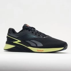 Reebok Nano X3 Men's Core Black/Energy Glow/Smash Orange -Fashion Shoes Specialty Store 561898 5