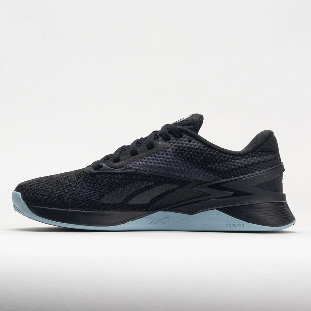 Reebok Nano X3 Women's Core Black/Blue Pearl/White 2 Reebok Nano X3 Women's Core Black/Blue Pearl/White - Image 2