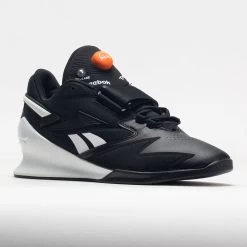 Reebok Legacy Lifter III Men's Core Black/White/Smash Orange -Fashion Shoes Specialty Store 561903 5