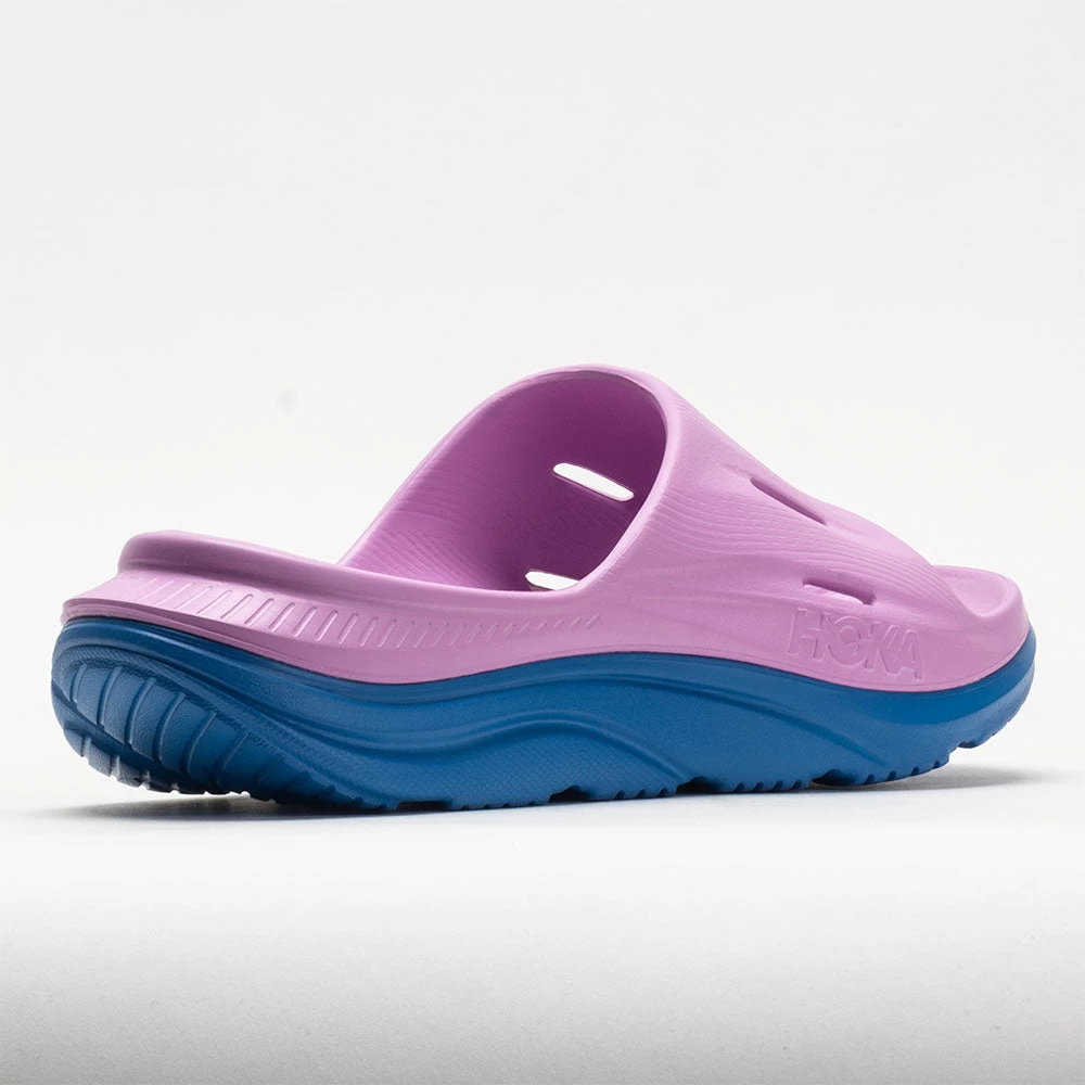 HOKA Ora Recovery Slide 3 Unisex Cyclamen/Coastal Sky 6 HOKA Ora Recovery Slide 3 Unisex Cyclamen/Coastal Sky - Image 6
