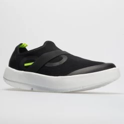 OOFOS OOmg Low Men's Black/White -Fashion Shoes Specialty Store 630897 5