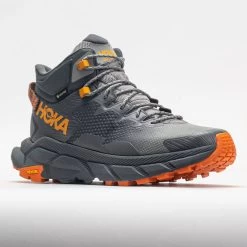 HOKA Trail Code GTX Men's Castlerock/Persimmon Orange -Fashion Shoes Specialty Store 631237 5